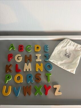 Plan Toys Wooden Upper Case Alphabet Set